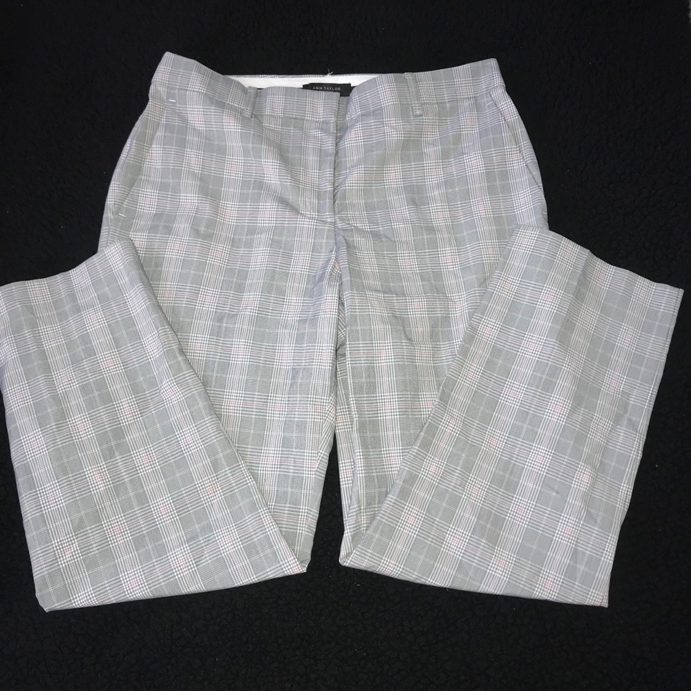 Ann Taylor Plaid Dress Pants